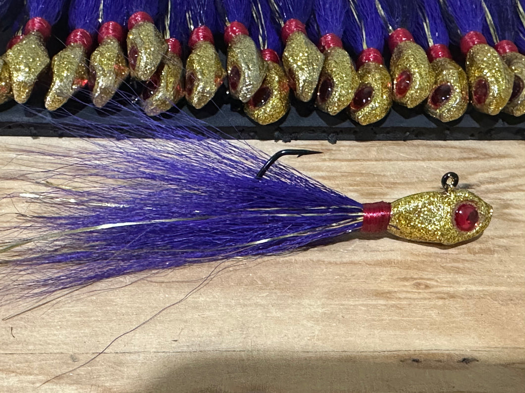 Bottom Feeder - Gold Sparkle Purple