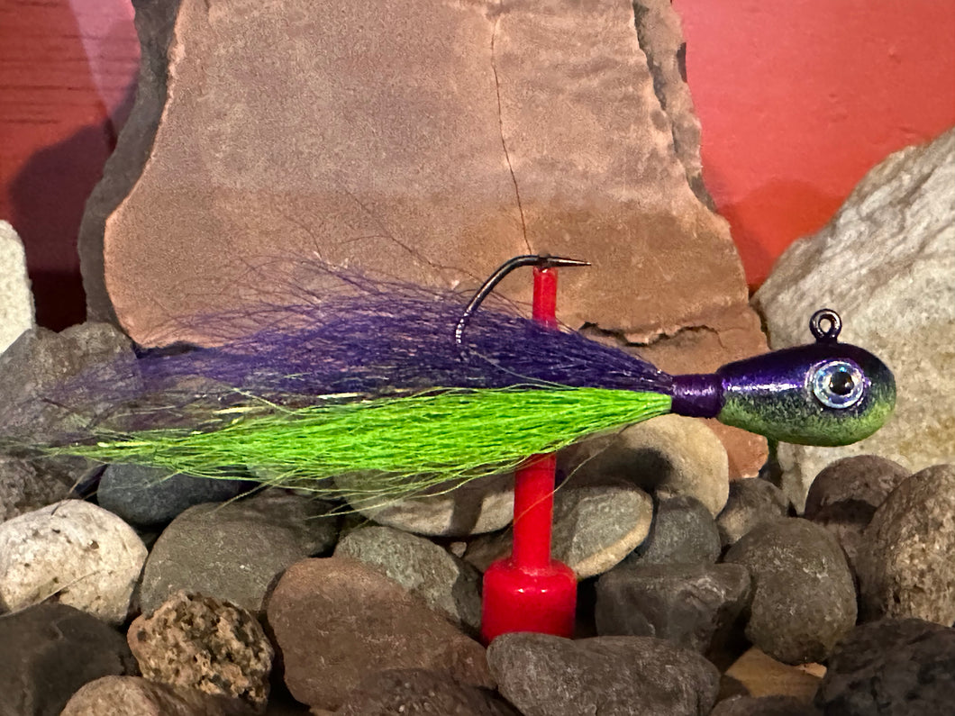 Teardrop Jig - Purple Green