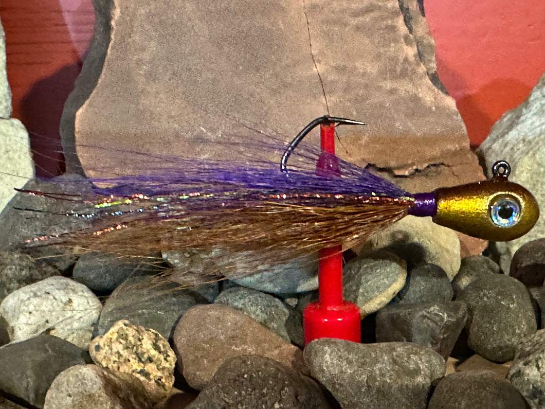 Teardrop Jig - Purple Brown