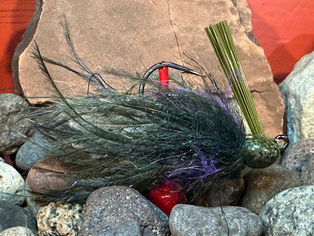 Sparkie Flipping Jig - Green Purple