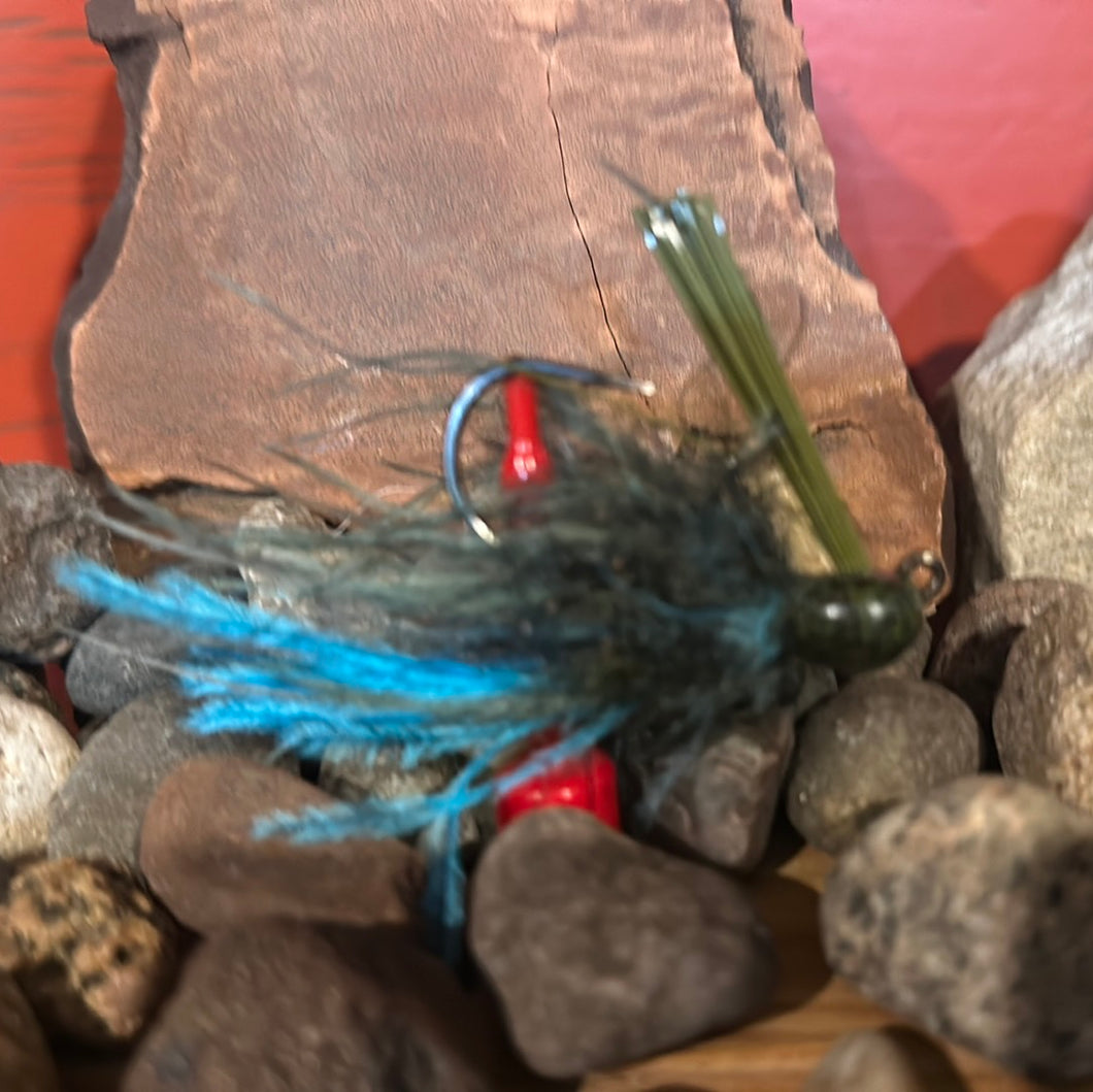 Sparkie Flipping Jig - Green Blue