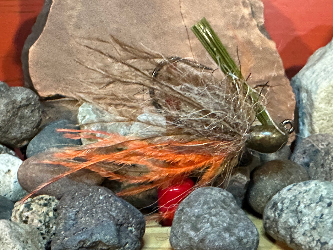 Sparkie Flipping Jig - Brown Orange