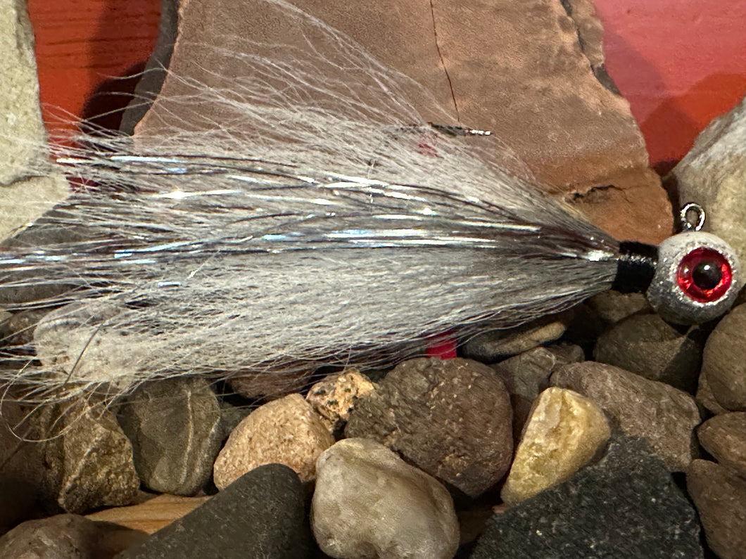 Freestyle Jig - White Grey Chicken Jig