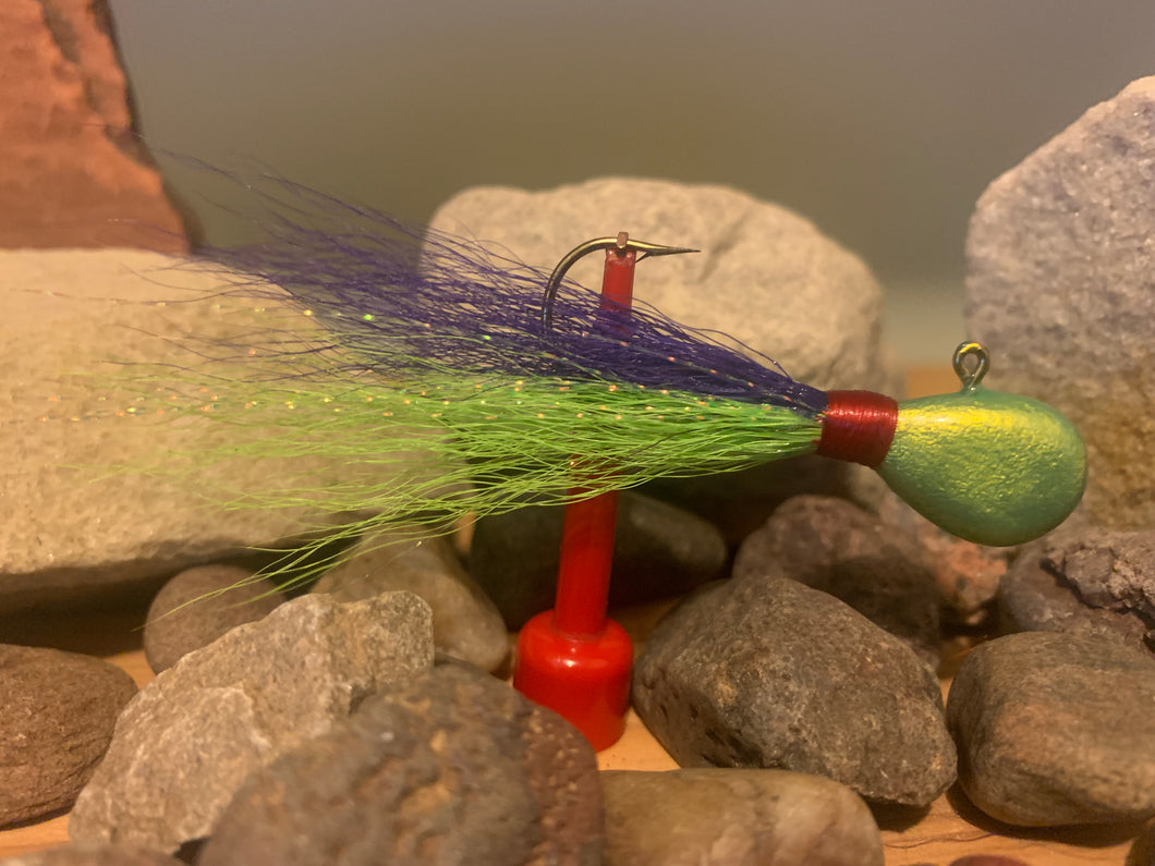 Flat Jig - Antifreeze Purple Chartreuse